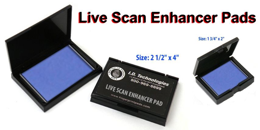Live Scan Enhancer Pads