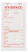 SS623 Evidence Labels, Lab Personnel Only